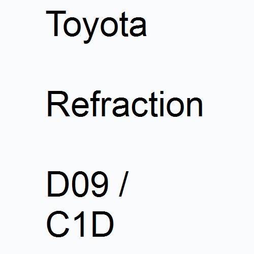 Toyota, Refraction, D09 / C1D.